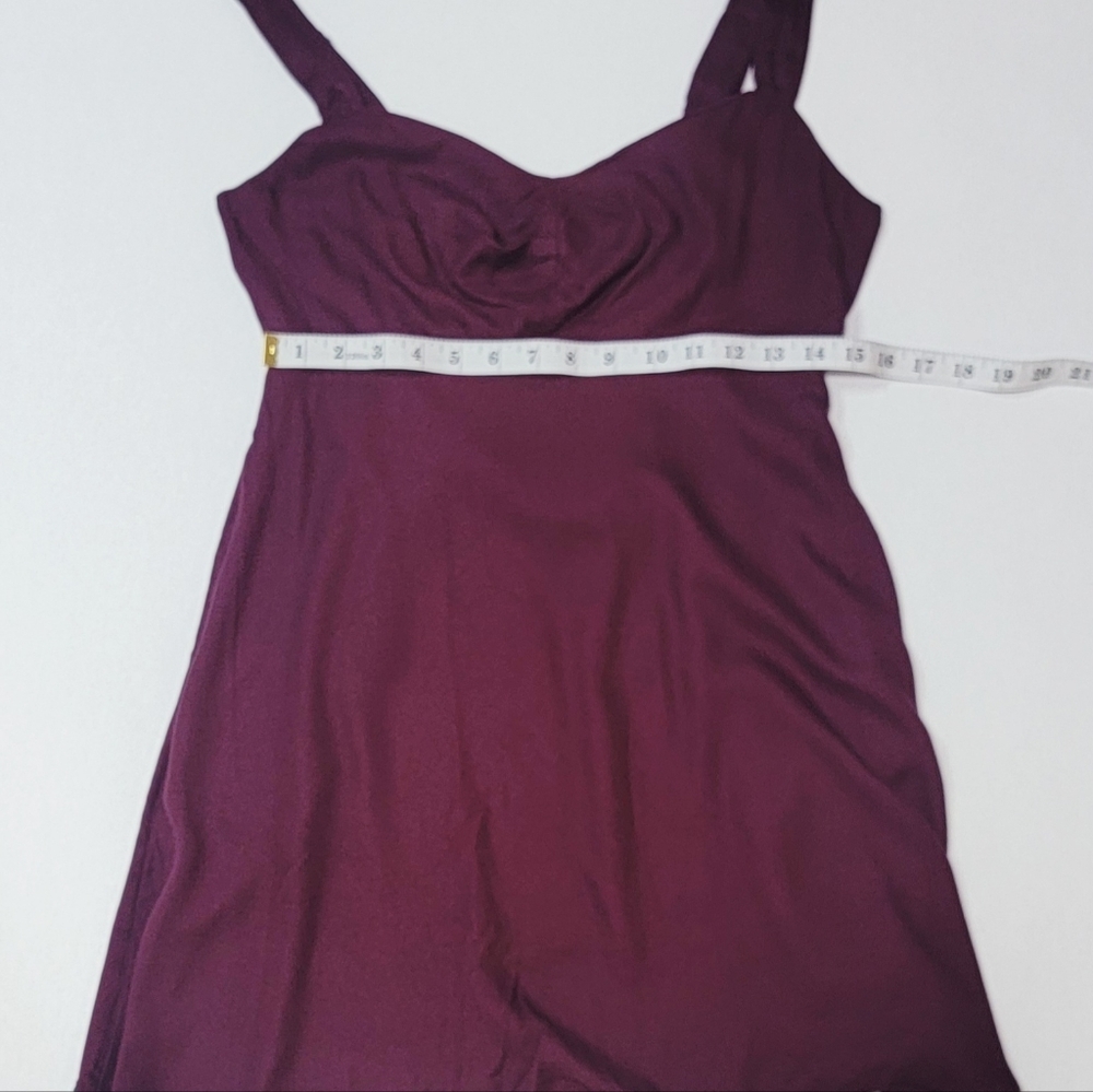 Burgundy Old Navy Camisole Mini Dress Size S NWT - Picture 4 of 9